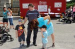 Familie Dantinger auf der Kinderbaustelle