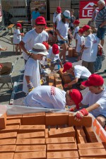 Kinder auf der Kinderbaustelle 2015