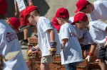 So viele begeisterte Kinder bei unserer Kinderbaustelle 2015