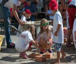 Immer wieder viele Stammgäste auf unserer Kinderbaustelle 