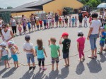 Der gesamte Kindergarten unserer Großgemeinde Schönberg veranstaltete ein Sommerfest verbunden mit einer Kinderbaustelle in unserer Firma