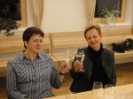 Anstoßen auf das Geburtstagskind