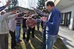 Outdoorübung beim Team-Seminar