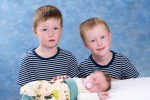 Unsere Lieblinge Alexander und Maximilian mit ihrer Theresa