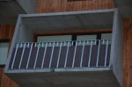 Ein Balkon in der Seestadt Aspern