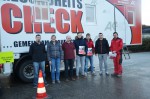 Vorarbeiter Jürgen Hauer, DGKS Claudia Adam, DGKP Walter Müllner vom Arbeits- und Sozialmedizinischem Zentrum Mödling und unsere Mitarbeiter Lehrling im 3. Lehrjahr Julian Binder, Lehrling im 1. Lehrjahr Dominik Klampfer, Facharbeiter Markus Binder und Lagerplatzleiter Martin Voglhuber