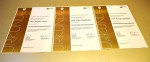 Die Urkunden unserer Mitarbeiter Roman Schuster, Mario Niedzballa und Jürgen Hauer über den Besuch des Kurses Sicherheitsvertrauensperson