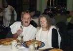 Unser Polier Manfred Zellhofer mit seiner Frau bei unserer Weihnachtsfeier 2016 auf Schloss Rosenburg