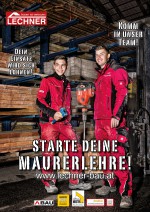 Unsere beiden Lehrlinge Dominik Klampfer und Nico Hinterleitner bei der Vorbereitung zum Lehrlings-Infoabend