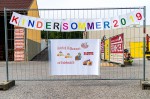 Emsige Mitarbeiter waren bei den Vorbereitungsarbeiten für die Kinderbaustelle 2019 am Werk.