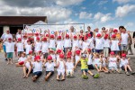 So viele fröhliche Kindergesichter bei der Kinderbaustelle der Baufirma Lechner aus Plank am Kamp